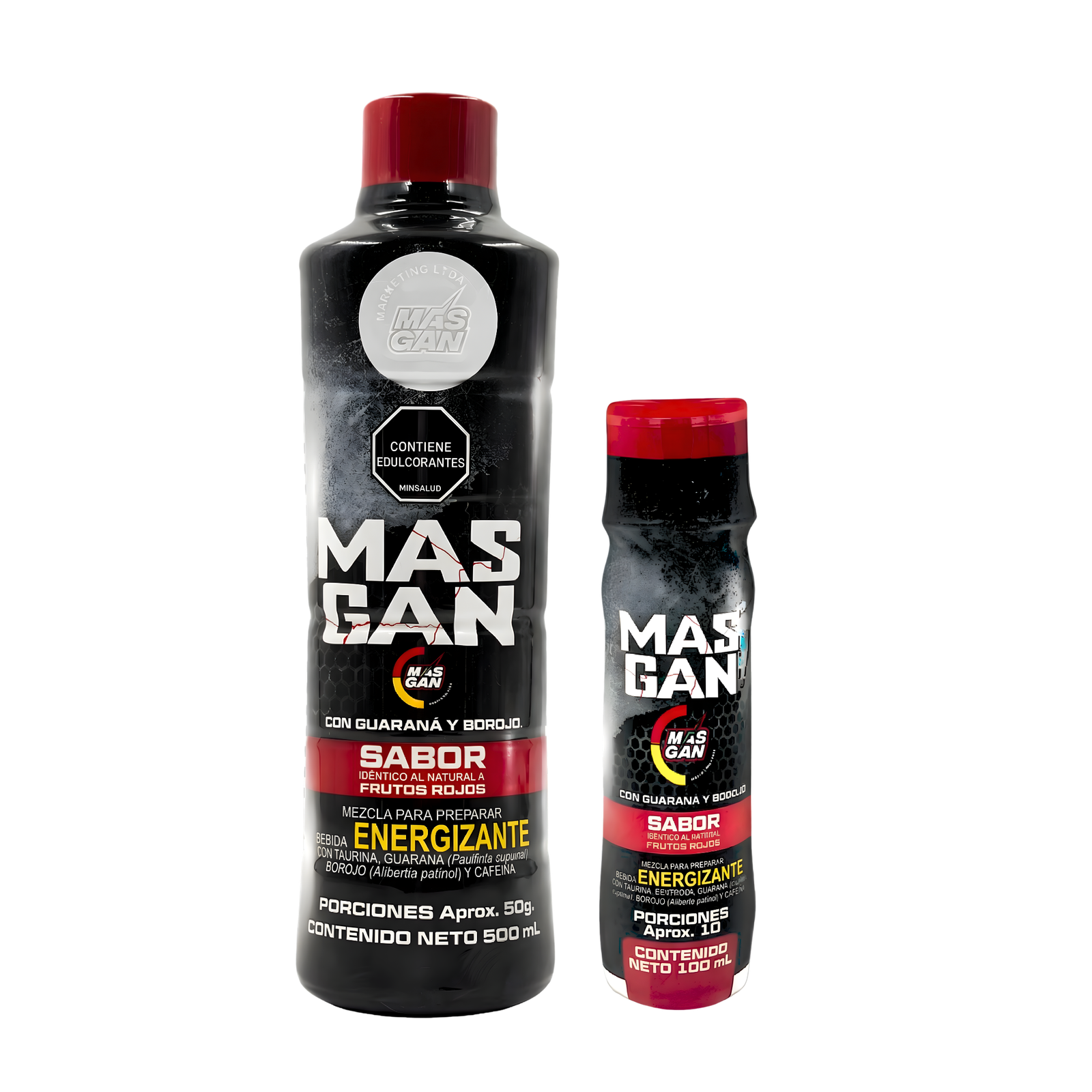 MASGAN X 500 + MINI Masgan 500 mL + Masgan Mini 100 mL - Imagen 1